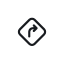 Route sign icon